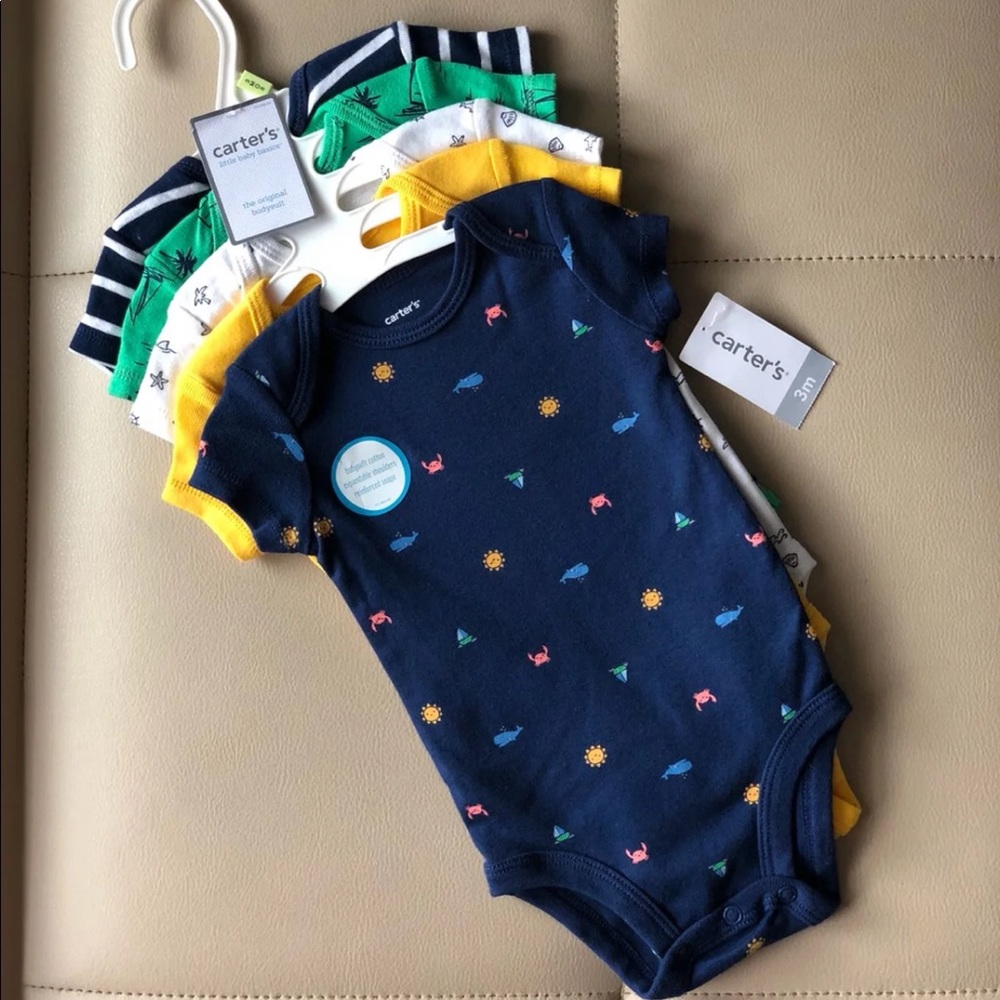 Carter’s Baby Boy Anchor 5pack Bodysuits